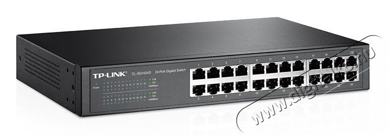 TP-LINK TL-SG1024D 24port 10/100/1000Mbps LAN nem menedzselhető asztali Switch Iroda &eacute;s sz&aacute;m&iacute;t&aacute;stechnika - H&aacute;l&oacute;zat - Switch - 313242