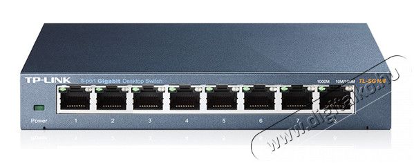 TP-LINK TL-SG108 8port 10/100/1000Mbps LAN nem menedzselhető asztali Switch Iroda &eacute;s sz&aacute;m&iacute;t&aacute;stechnika - H&aacute;l&oacute;zat - Switch - 313247