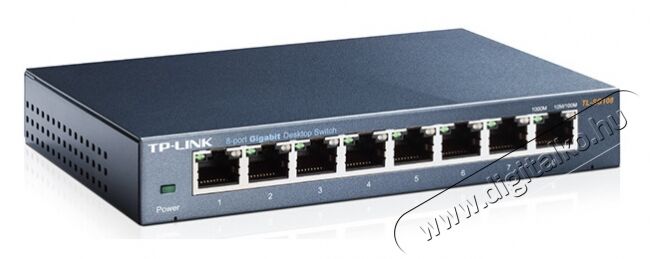TP-LINK TL-SG108 8port 10/100/1000Mbps LAN nem menedzselhető asztali Switch Iroda &eacute;s sz&aacute;m&iacute;t&aacute;stechnika - H&aacute;l&oacute;zat - Switch - 313247