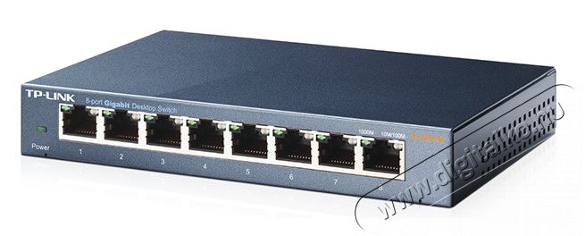 TP-LINK TL-SG108 8port 10/100/1000Mbps LAN nem menedzselhető asztali Switch Iroda &eacute;s sz&aacute;m&iacute;t&aacute;stechnika - H&aacute;l&oacute;zat - Switch - 313247