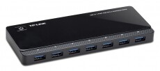 TP-LINK UH720 7 portos 3.0-s USB hub 2 t&ouml;lt&eacute;si csatlakoz&aacute;ssal Iroda &eacute;s sz&aacute;m&iacute;t&aacute;stechnika - Notebook kieg&eacute;sz&iacute;tő - USB hub / eloszt&oacute; - 313274