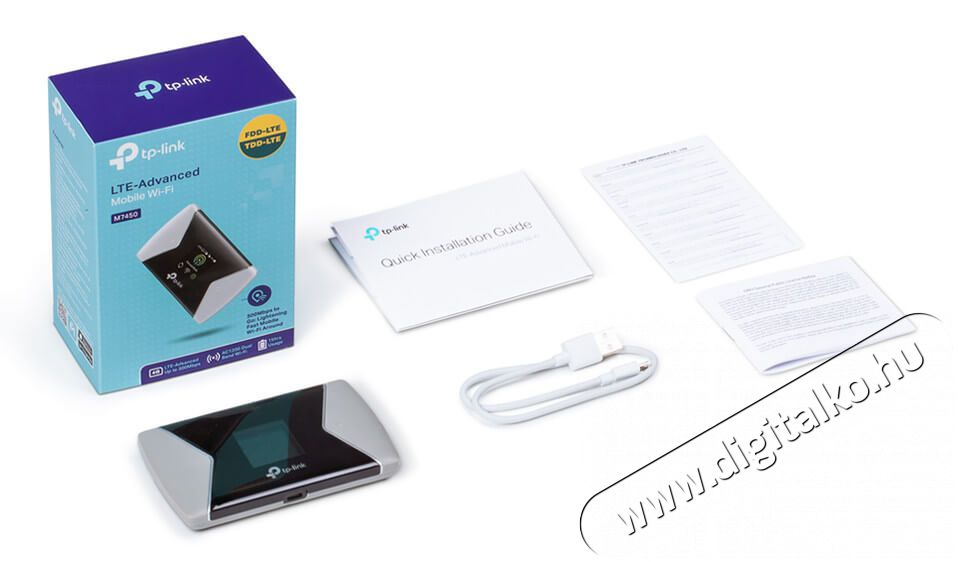 TP-LINK M7450 300Mbps LTE mobil Wi-Fi Iroda &eacute;s sz&aacute;m&iacute;t&aacute;stechnika - H&aacute;l&oacute;zat - Router - 333523