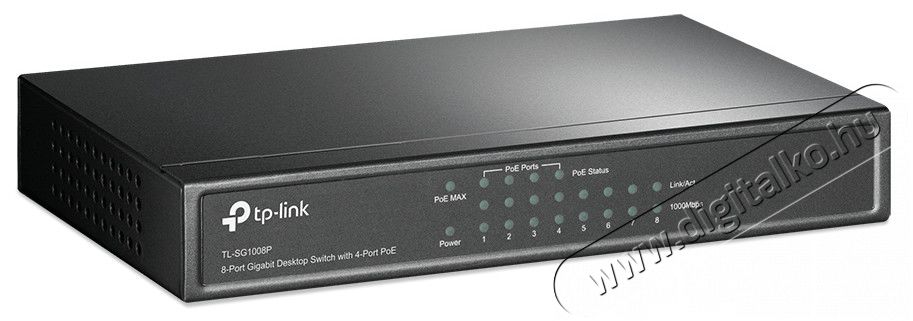 TP-LINK TL-SG1008P 8port 10/100/1000Mbps LAN, PoE switch Iroda &eacute;s sz&aacute;m&iacute;t&aacute;stechnika - H&aacute;l&oacute;zat - Switch - 313236