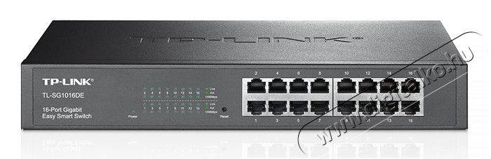 TP-LINK TL-SG1016DE 16port 10/100/1000Mbps LAN SMART menedzselhető asztali Switch Iroda &eacute;s sz&aacute;m&iacute;t&aacute;stechnika - H&aacute;l&oacute;zat - Switch - 313240