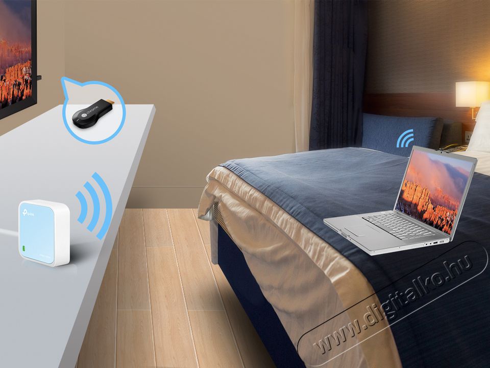TP-LINK TL-WR802N Vezet&eacute;k n&eacute;lk&uuml;li 300Mbps Nano Router Iroda &eacute;s sz&aacute;m&iacute;t&aacute;stechnika - H&aacute;l&oacute;zat - Router - 313268