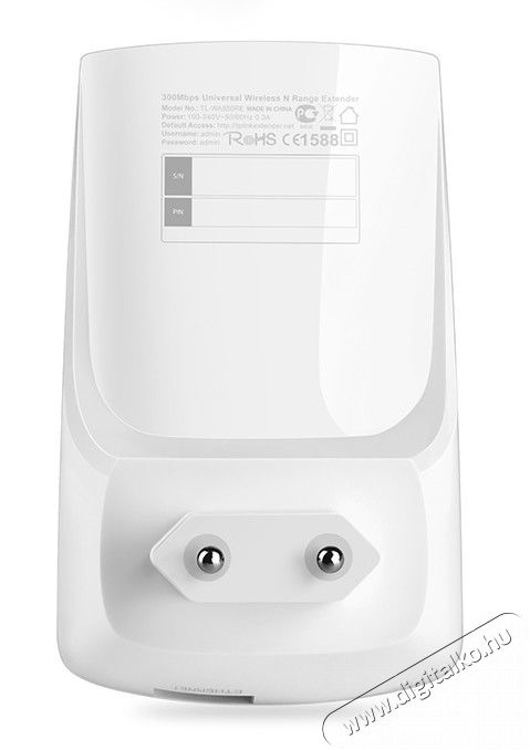 TP-LINK WA850RE lefedetts&eacute;gn&ouml;velő Iroda &eacute;s sz&aacute;m&iacute;t&aacute;stechnika - H&aacute;l&oacute;zat - Lefedetts&eacute;gn&ouml;velő / jeltov&aacute;bb&iacute;t&oacute; - 301794