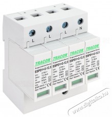 Tracon ESPD1+2-12.5-4P cser&eacute;lhető bet&eacute;ttel T1+T2 AC t&iacute;pus&uacute; t&uacute;lfesz&uuml;lts&eacute;g levezető - Iroda &eacute;s sz&aacute;m&iacute;t&aacute;stechnika - Egy&eacute;b sz&aacute;m&iacute;t&aacute;stechnikai term&eacute;k - 394786