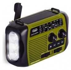 Trevi RA 7F30 BT FM/USB/microSD/Bluetooth napelemes,l&aacute;mp&aacute;s,dinam&oacute;s z&ouml;ld r&aacute;di&oacute; Audio-Video / Hifi / Multim&eacute;dia - R&aacute;di&oacute; / &oacute;r&aacute;s r&aacute;di&oacute; - Hordozhat&oacute;, zseb-, t&aacute;ska r&aacute;di&oacute; - 499875