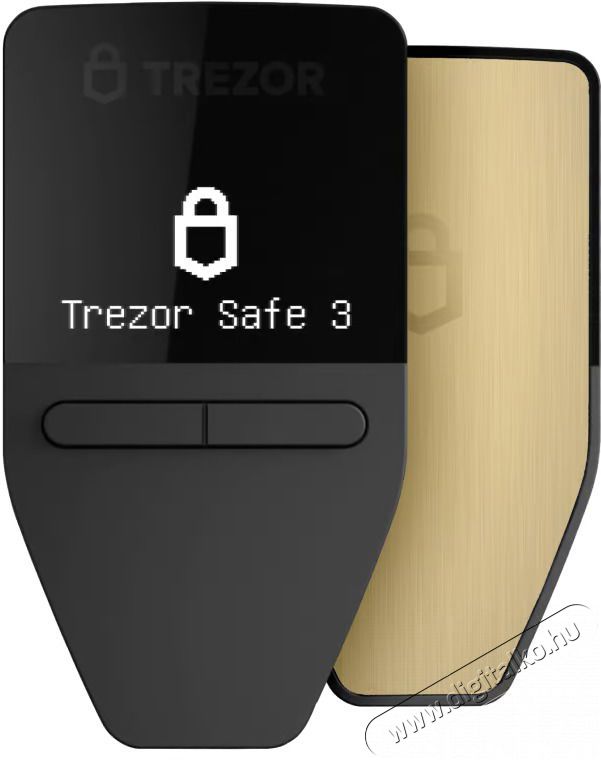 Trezor Safe 3 - Solar Gold hardver p&eacute;nzt&aacute;rca Mobil / Kommunik&aacute;ci&oacute; / Smart - Okos eszk&ouml;z - Egy&eacute;b okos eszk&ouml;z - 529102