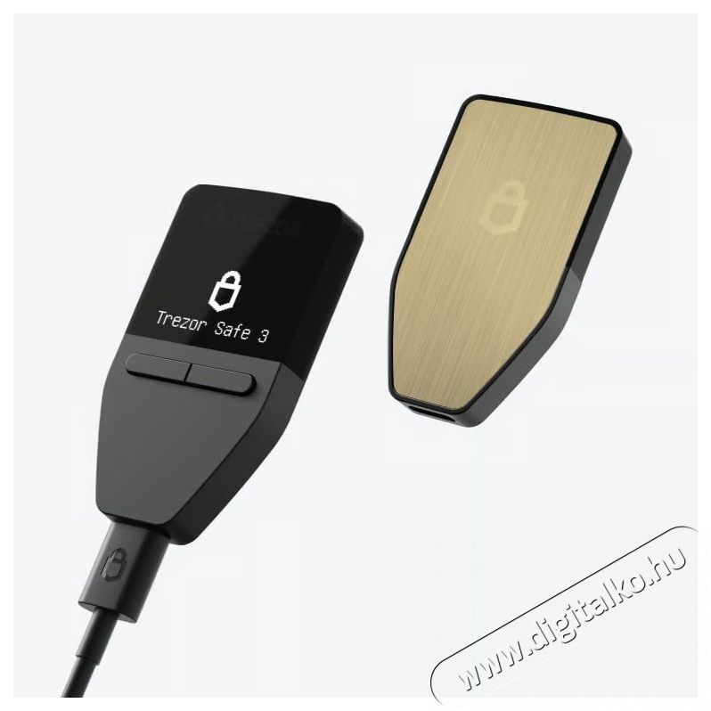 Trezor Safe 3 - Solar Gold hardver p&eacute;nzt&aacute;rca Mobil / Kommunik&aacute;ci&oacute; / Smart - Okos eszk&ouml;z - Egy&eacute;b okos eszk&ouml;z - 529102