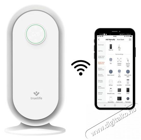 TRUELIFE AIR Purifier P5 WiFi l&eacute;gtiszt&iacute;t&oacute; k&eacute;sz&uuml;l&eacute;k Sz&eacute;ps&eacute;g&aacute;pol&aacute;s / Eg&eacute;szs&eacute;g - L&eacute;gtiszt&iacute;t&oacute; / p&aacute;r&aacute;s&iacute;t&oacute; / p&aacute;r&aacute;tlan&iacute;t&oacute; - L&eacute;gtiszt&iacute;t&oacute; - 480771