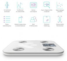 TRUELIFE FitScale W6 BT Bluetooth okosm&eacute;rleg Sz&eacute;ps&eacute;g&aacute;pol&aacute;s / Eg&eacute;szs&eacute;g - M&eacute;rleg - Szem&eacute;ly m&eacute;rleg - 480512