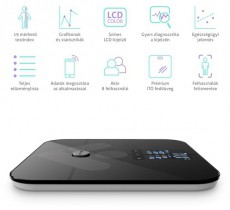 TRUELIFE FitScale W7 BT Black Bluetooth okosm&eacute;rleg Sz&eacute;ps&eacute;g&aacute;pol&aacute;s / Eg&eacute;szs&eacute;g - M&eacute;rleg - Szem&eacute;ly m&eacute;rleg - 480224