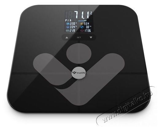 TRUELIFE FitScale W7 BT Black Bluetooth okosm&eacute;rleg Sz&eacute;ps&eacute;g&aacute;pol&aacute;s / Eg&eacute;szs&eacute;g - M&eacute;rleg - Szem&eacute;ly m&eacute;rleg - 480224