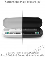 TRUELIFE SonicBrush Compact Duo Elektromos fogkefe Sz&eacute;ps&eacute;g&aacute;pol&aacute;s / Eg&eacute;szs&eacute;g - Sz&aacute;j / fog &aacute;pol&aacute;s - Elektromos fogkefe - 526506