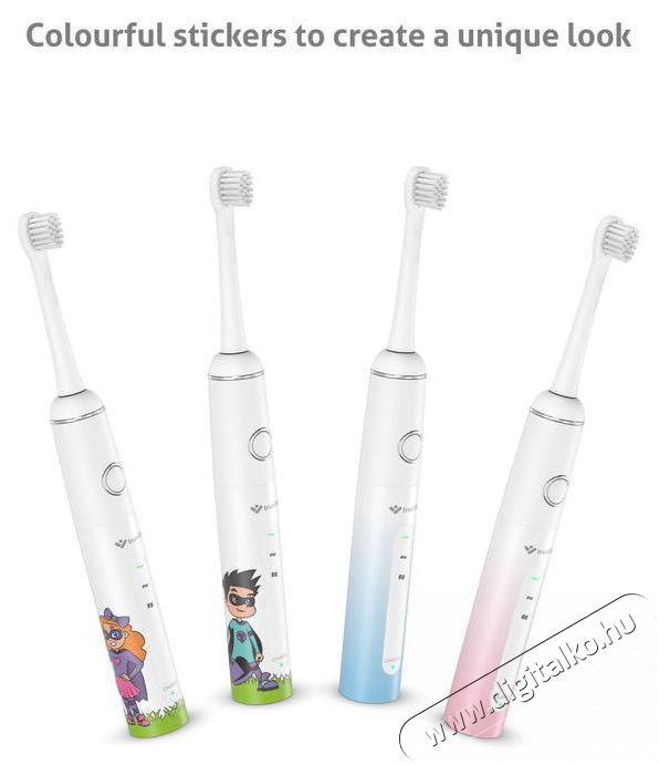 TRUELIFE SonicBrush Junior J100 Elektromos fogkefe Sz&eacute;ps&eacute;g&aacute;pol&aacute;s / Eg&eacute;szs&eacute;g - Sz&aacute;j / fog &aacute;pol&aacute;s - Elektromos fogkefe - 526511