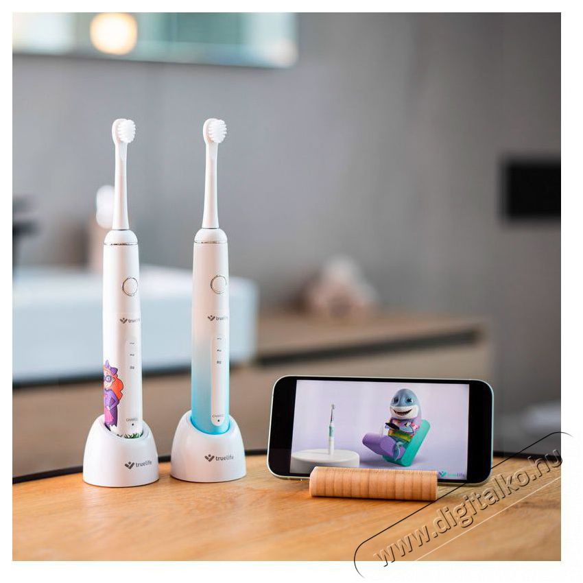 TRUELIFE SonicBrush Junior J100 Elektromos fogkefe Sz&eacute;ps&eacute;g&aacute;pol&aacute;s / Eg&eacute;szs&eacute;g - Sz&aacute;j / fog &aacute;pol&aacute;s - Elektromos fogkefe - 526511