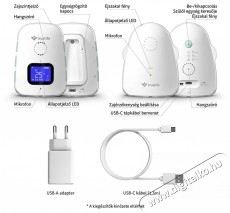 TRUELIFE NannyTone VM3 digit&aacute;lis audio b&eacute;biőr Sz&eacute;ps&eacute;g&aacute;pol&aacute;s / Eg&eacute;szs&eacute;g - Baba mama term&eacute;k - B&eacute;biőr / babafigyelő - 501732