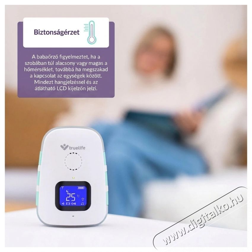 TRUELIFE NannyTone VM3 digit&aacute;lis audio b&eacute;biőr Sz&eacute;ps&eacute;g&aacute;pol&aacute;s / Eg&eacute;szs&eacute;g - Baba mama term&eacute;k - B&eacute;biőr / babafigyelő - 501732