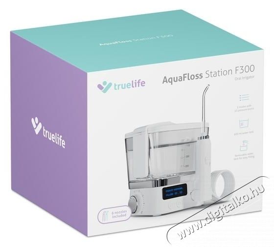 TRUELIFE AquaFloss Station F300 White Elektromos sz&aacute;jzuhany Sz&eacute;ps&eacute;g&aacute;pol&aacute;s / Eg&eacute;szs&eacute;g - Sz&aacute;j / fog &aacute;pol&aacute;s - Sz&aacute;jzuhany - 540552