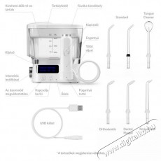 TRUELIFE AquaFloss Station F300 White Elektromos sz&aacute;jzuhany Sz&eacute;ps&eacute;g&aacute;pol&aacute;s / Eg&eacute;szs&eacute;g - Sz&aacute;j / fog &aacute;pol&aacute;s - Sz&aacute;jzuhany - 540552