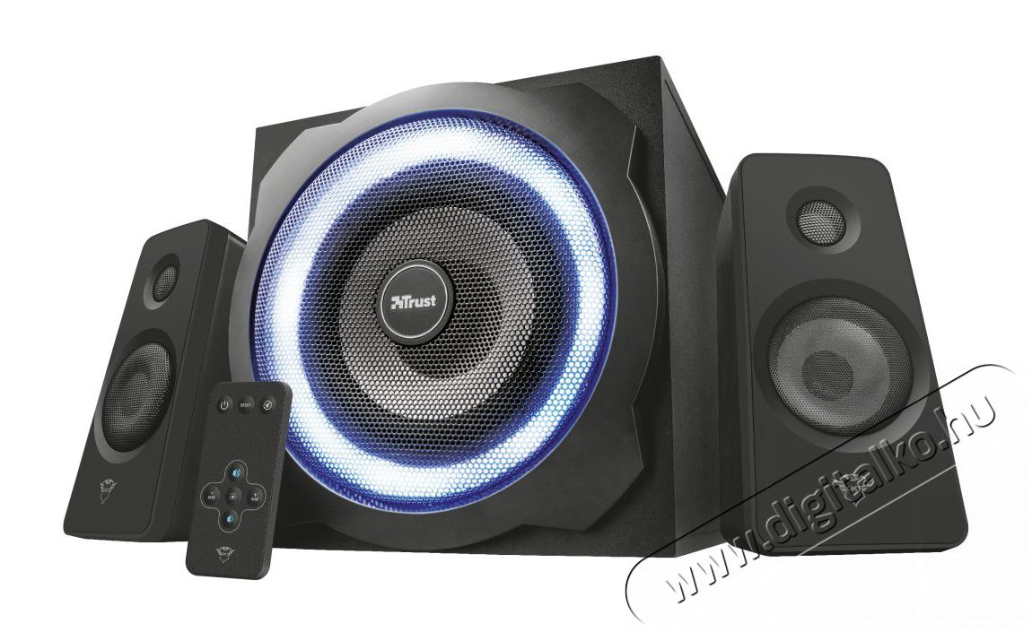 Trust Gaming GXT 629 Tytan 2.1 RGB hangsug&aacute;rz&oacute; szett - 22944 Audio-Video / Hifi / Multim&eacute;dia - Hangfal - Hangfalszett - Hangfalszett - 344621