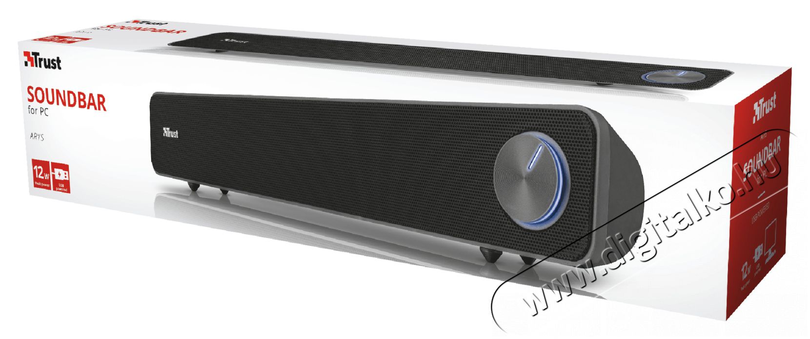 Trust Arys PC Soundbar Audio-Video / Hifi / Multim&eacute;dia - Hangprojektor / soundbar - M&eacute;lyl&aacute;da n&eacute;lk&uuml;l - 345910