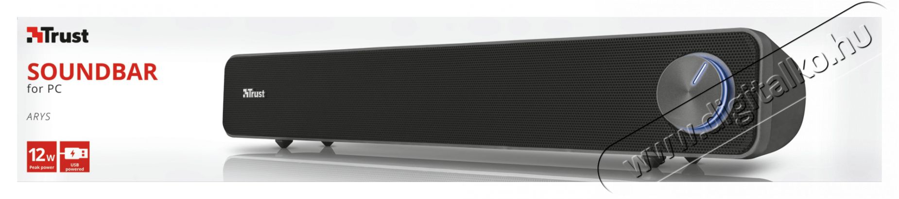 Trust Arys PC Soundbar Audio-Video / Hifi / Multim&eacute;dia - Hangprojektor / soundbar - M&eacute;lyl&aacute;da n&eacute;lk&uuml;l - 345910