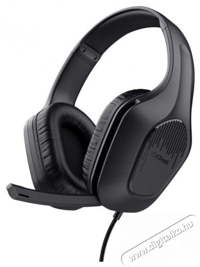Trust GXT415 ZIROX HEADSET fekete Audio-Video / Hifi / Multim&eacute;dia - F&uuml;l &eacute;s Fejhallgat&oacute;k - Fejhallgat&oacute; mikrofonnal / headset - 503436