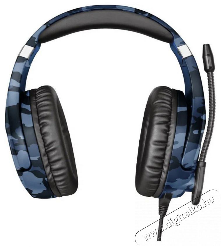 Trust GXT 488 Forze PS4 and PS5 Blue Audio-Video / Hifi / Multim&eacute;dia - F&uuml;l &eacute;s Fejhallgat&oacute;k - Fejhallgat&oacute; mikrofonnal / headset - 510319