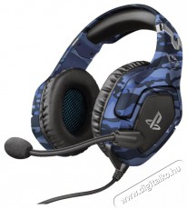 Trust GXT 488 Forze PS4 and PS5 Blue Audio-Video / Hifi / Multim&eacute;dia - F&uuml;l &eacute;s Fejhallgat&oacute;k - Fejhallgat&oacute; mikrofonnal / headset - 510319