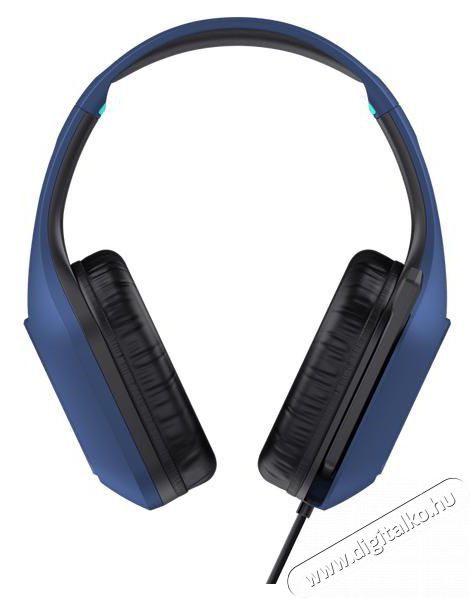 Trust GXT415B ZIROX HEADSET k&eacute;k Audio-Video / Hifi / Multim&eacute;dia - F&uuml;l &eacute;s Fejhallgat&oacute;k - Fejhallgat&oacute; mikrofonnal / headset - 510312
