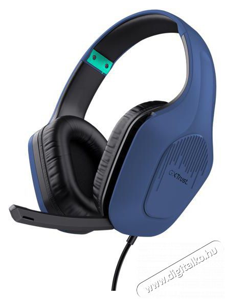 Trust GXT415B ZIROX HEADSET k&eacute;k Audio-Video / Hifi / Multim&eacute;dia - F&uuml;l &eacute;s Fejhallgat&oacute;k - Fejhallgat&oacute; mikrofonnal / headset - 510312