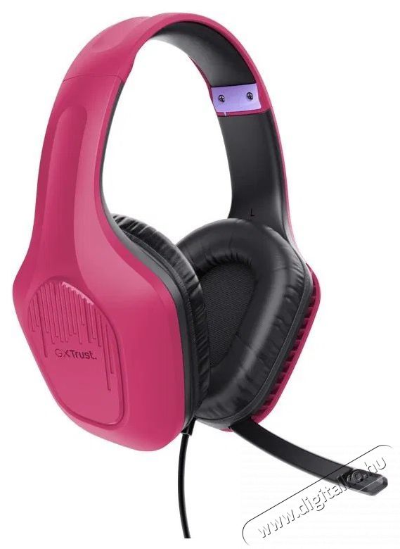 Trust GXT415P ZIROX HEADSET r&oacute;zsasz&iacute;n Audio-Video / Hifi / Multim&eacute;dia - F&uuml;l &eacute;s Fejhallgat&oacute;k - Fejhallgat&oacute; mikrofonnal / headset - 510317