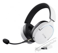 Trust GXT491W FAYZO, feh&eacute;r Audio-Video / Hifi / Multim&eacute;dia - F&uuml;l &eacute;s Fejhallgat&oacute;k - Fejhallgat&oacute; mikrofonnal / headset - 510310