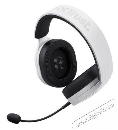 Trust GXT491W FAYZO, feh&eacute;r Audio-Video / Hifi / Multim&eacute;dia - F&uuml;l &eacute;s Fejhallgat&oacute;k - Fejhallgat&oacute; mikrofonnal / headset - 510310