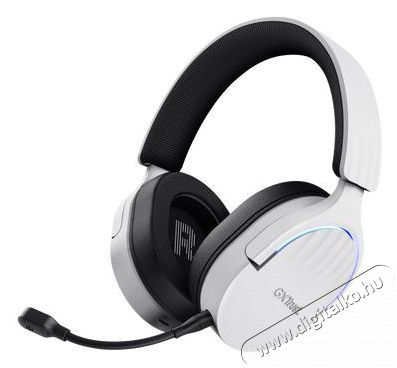 Trust GXT491W FAYZO, feh&eacute;r Audio-Video / Hifi / Multim&eacute;dia - F&uuml;l &eacute;s Fejhallgat&oacute;k - Fejhallgat&oacute; mikrofonnal / headset - 510310