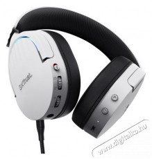 Trust GXT491W FAYZO, feh&eacute;r Audio-Video / Hifi / Multim&eacute;dia - F&uuml;l &eacute;s Fejhallgat&oacute;k - Fejhallgat&oacute; mikrofonnal / headset - 510310