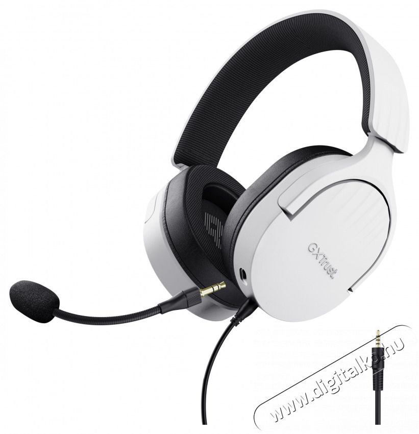 Trust 25210 GXT489W Fayzo vezet&eacute;kes feh&eacute;r gamer headset Audio-Video / Hifi / Multim&eacute;dia - F&uuml;l &eacute;s Fejhallgat&oacute;k - Fejhallgat&oacute; mikrofonnal / headset - 514843