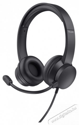 Trust Ayda PC vezet&eacute;kes fekete headset Audio-Video / Hifi / Multim&eacute;dia - F&uuml;l &eacute;s Fejhallgat&oacute;k - Fejhallgat&oacute; mikrofonnal / headset - 514853