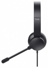 Trust Ayda PC vezet&eacute;kes fekete headset Audio-Video / Hifi / Multim&eacute;dia - F&uuml;l &eacute;s Fejhallgat&oacute;k - Fejhallgat&oacute; mikrofonnal / headset - 514853