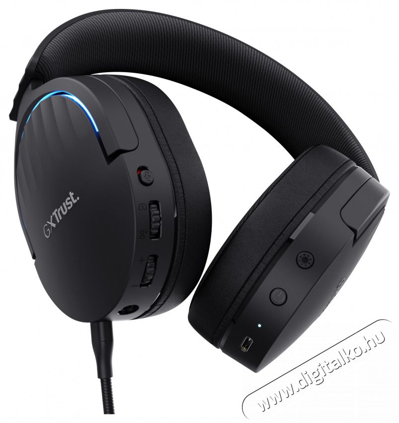 Trust GXT491 Fayzo vezet&eacute;k n&eacute;lk&uuml;li fekete gamer headset Audio-Video / Hifi / Multim&eacute;dia - F&uuml;l &eacute;s Fejhallgat&oacute;k - Fejhallgat&oacute; mikrofonnal / headset - 514845