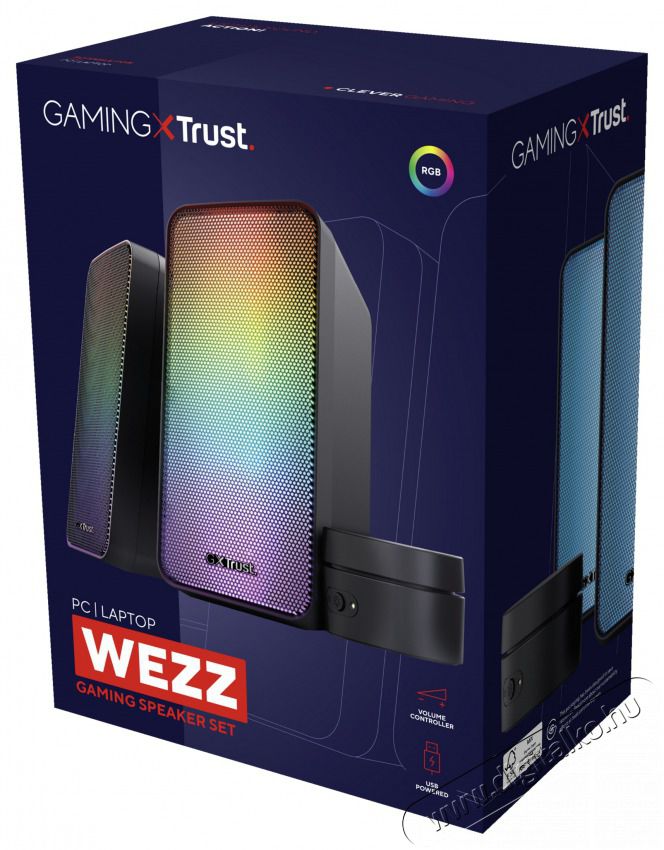 Trust GXT611 Wezz Illuminated 2.0 hangsz&oacute;r&oacute; p&aacute;r Audio-Video / Hifi / Multim&eacute;dia - Hangfal - Hangfalszett - K&uuml;lt&eacute;ri hangsug&aacute;rz&oacute; - 514846