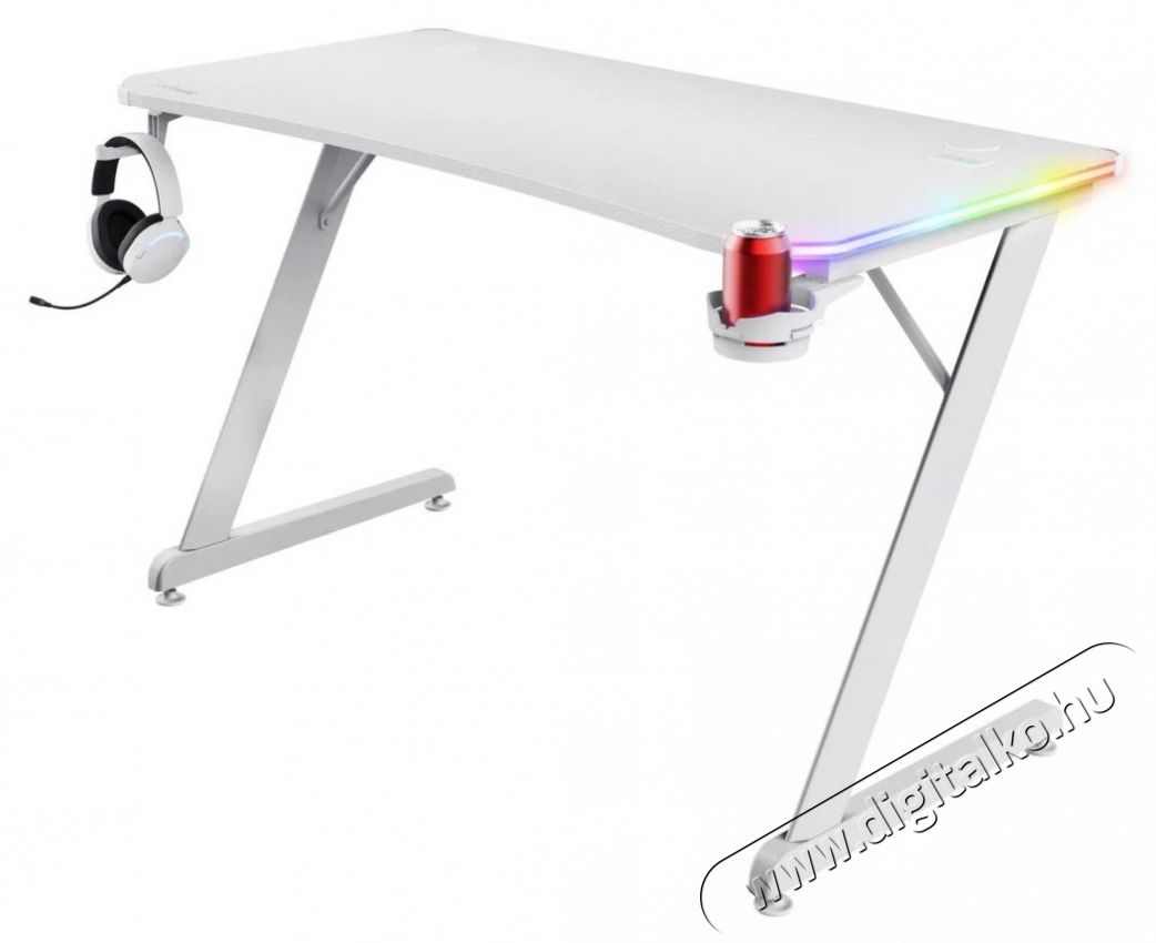 Trust GXT709W Luminus RGB, feh&eacute;r Iroda &eacute;s sz&aacute;m&iacute;t&aacute;stechnika - Egy&eacute;b sz&aacute;m&iacute;t&aacute;stechnikai term&eacute;k - 530755