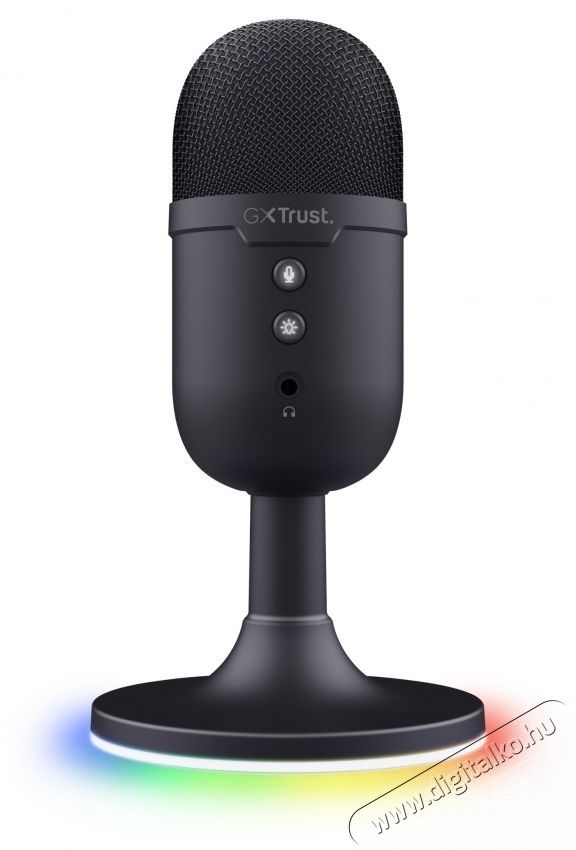 Trust GXT234P YUNIX gaming mikrofon, USB, RGB vil&aacute;g&iacute;t&aacute;s, Kardioid, Mikrofon n&eacute;m&iacute;t&aacute;s, Vil&aacute;g&iacute;t&aacute;s be/ki, Fekete Fot&oacute;-Vide&oacute; kieg&eacute;sz&iacute;tők - Mikrofon - Fot&oacute;-vide&oacute; mikrofon - 533899