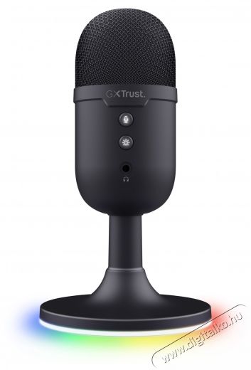 Trust GXT234P YUNIX gaming mikrofon, USB, RGB vil&aacute;g&iacute;t&aacute;s, Kardioid, Mikrofon n&eacute;m&iacute;t&aacute;s, Vil&aacute;g&iacute;t&aacute;s be/ki, Fekete Fot&oacute;-Vide&oacute; kieg&eacute;sz&iacute;tők - Mikrofon - Fot&oacute;-vide&oacute; mikrofon - 533899