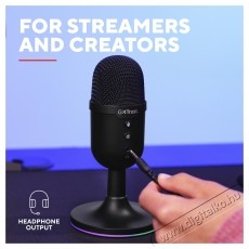 Trust GXT234P YUNIX gaming mikrofon, USB, RGB vil&aacute;g&iacute;t&aacute;s, Kardioid, Mikrofon n&eacute;m&iacute;t&aacute;s, Vil&aacute;g&iacute;t&aacute;s be/ki, Fekete Fot&oacute;-Vide&oacute; kieg&eacute;sz&iacute;tők - Mikrofon - Fot&oacute;-vide&oacute; mikrofon - 533899