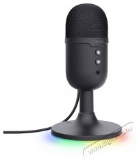 Trust GXT234P YUNIX gaming mikrofon, USB, RGB vil&aacute;g&iacute;t&aacute;s, Kardioid, Mikrofon n&eacute;m&iacute;t&aacute;s, Vil&aacute;g&iacute;t&aacute;s be/ki, Fekete Fot&oacute;-Vide&oacute; kieg&eacute;sz&iacute;tők - Mikrofon - Fot&oacute;-vide&oacute; mikrofon - 533899