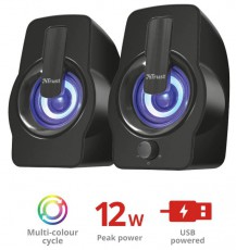 Trust Gemi RGB 2.0 12W hangsz&oacute;r&oacute; - fekete - Iroda &eacute;s sz&aacute;m&iacute;t&aacute;stechnika - PC hangsz&oacute;r&oacute; / hangfal - 368547
