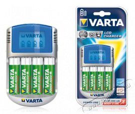 Varta LCD T&ouml;ltő + 4x2600mAh akkumul&aacute;tor Akkuk &eacute;s t&ouml;ltők - Elem m&eacute;retű akku &eacute;s t&ouml;ltő - Szettben - 336652